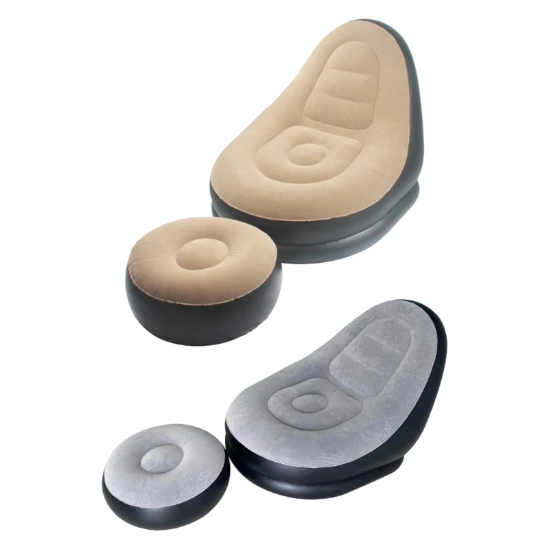 أريكة قابلة للنفخ للبالغين، كرسي مريح قابل للنفخ مع مضخة عثمانية للأسطح المتدفقة، كرسي هوائي بجودة عالية #5