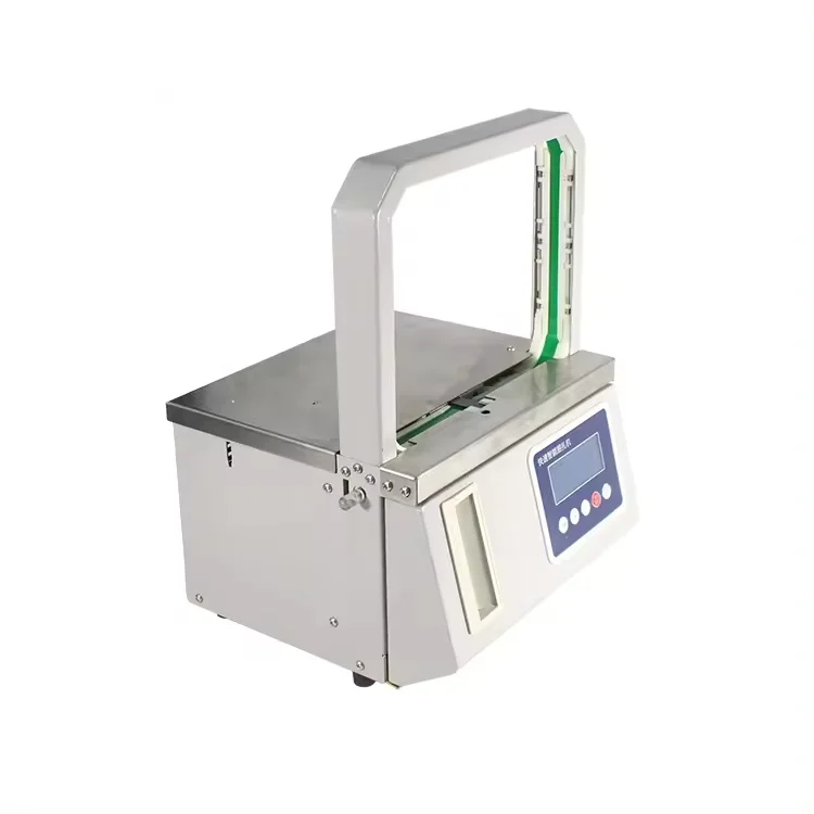 Automatic Banding Machine Small Vegetable Strapping Machine Without Glue  Bread Tying Machine