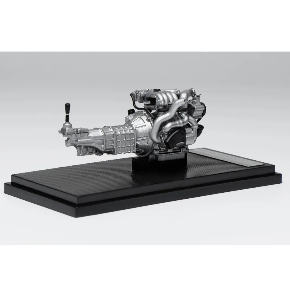 MOTOR HELIX 1/18 Schaal Diecast Automotor Model voor R34 R35 GTR, Gedetailleerde ABS Simulatie Motor voor Collectie Diorama