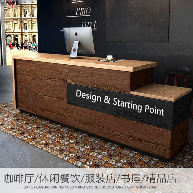 Shop Lectern Reception Desks Standing Modern Hair Salon Simple Office Desk Luxury Checkout Balcao De Loja Salon Furniture