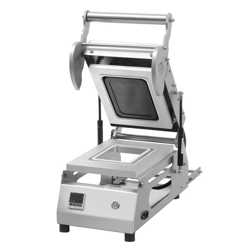 

Wanhe Factory Distribution Price Manual Tray Sealing Machine Food Container Tray Small Plastic Plastic Products Making Machine