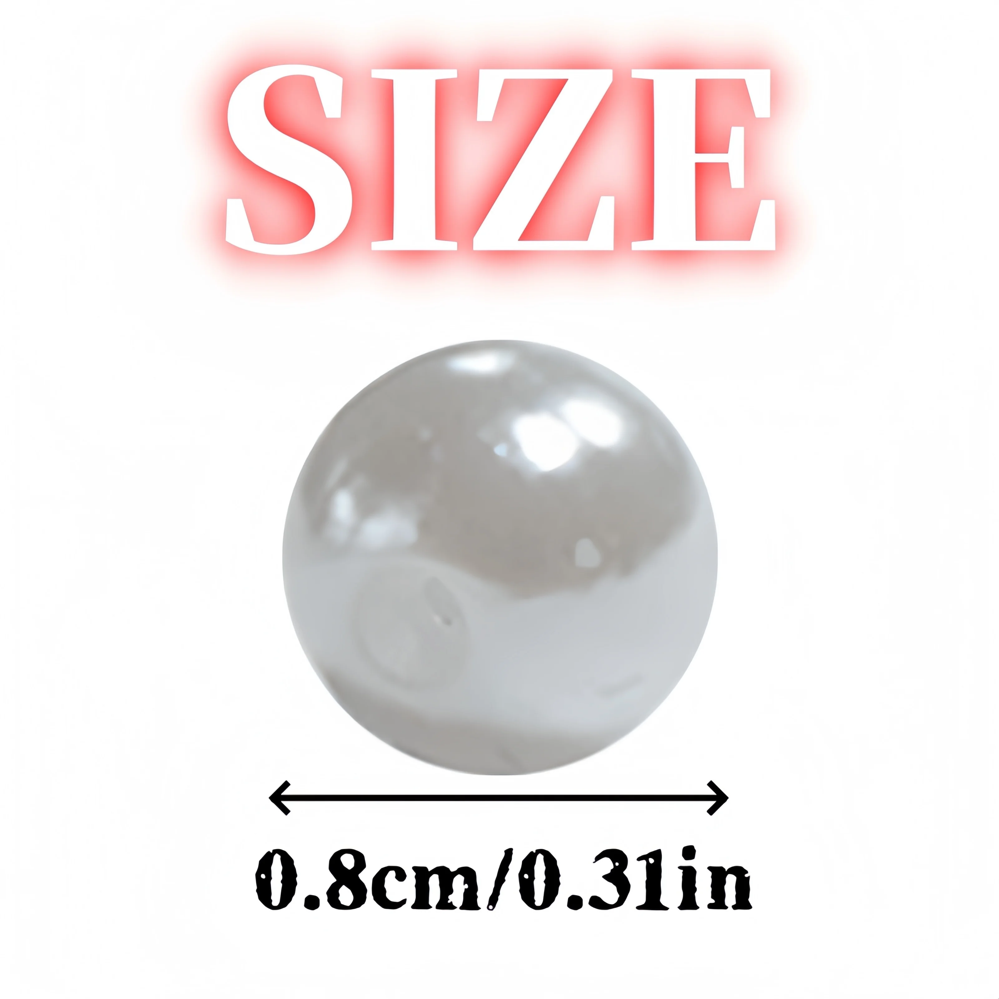 Image 3: Perles acryliques assorties noir et blanc rouge 6/8/10 mm, accessoires DIY, bracelets, colliers, accessoires, perles décoratives