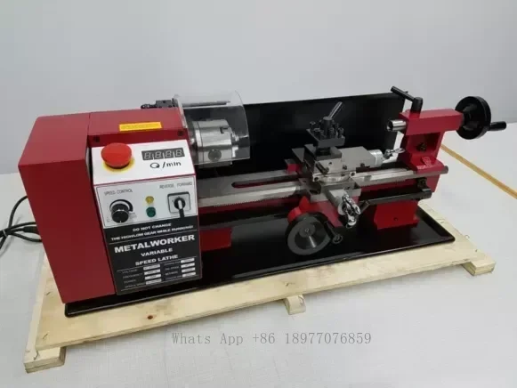 Desktop Mechanical Bench Mini Metal Manual Lathe Machine For Steel