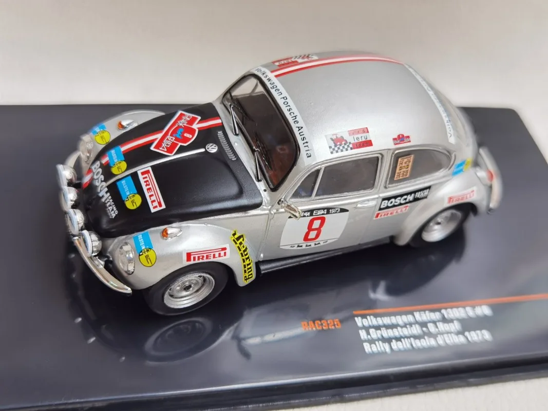 IXO Diecast 1/43 مقياس فولكس فاجن 1302 S # 8 1973 – ألعاب نموذج سيارة سباق الخنفساء المصنوعة من خليط معدني هدية للأولاد #2