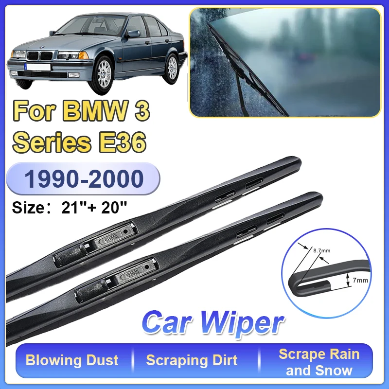 

Car Front Wiper Blades For BMW 3 Series E36 1990~2000 Accessories 316i 318i 318is 320i 323i 325i 328i 328tds 325td 325tds 1998