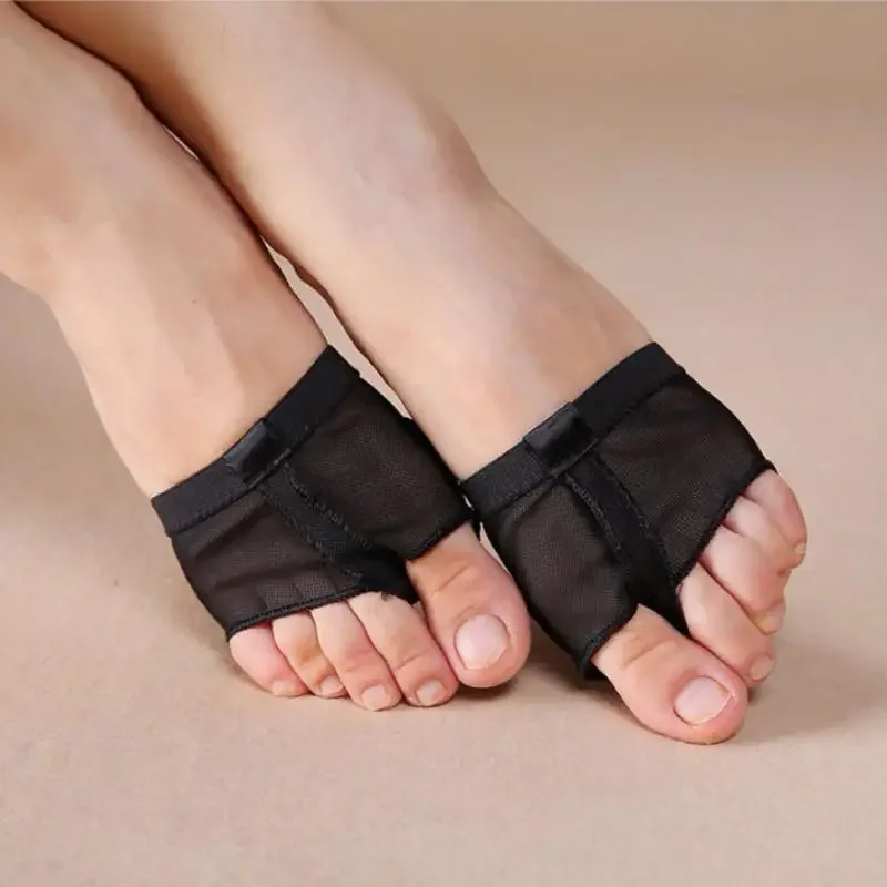 1Pair Professional Ballet Dance Wearing Sleeve Foot Toe Pad Half Yard   Protection