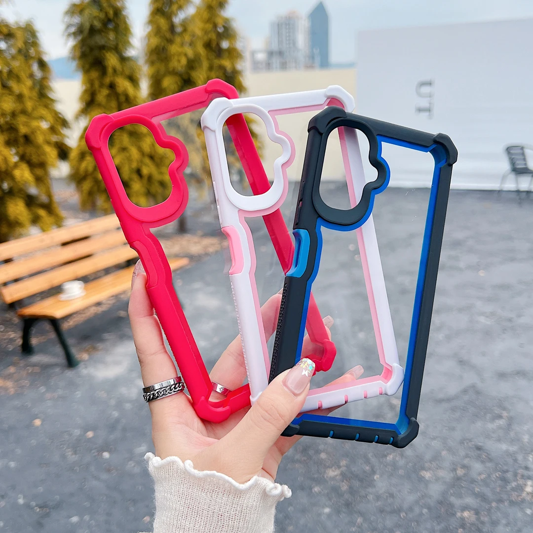 

Dustproof Four Corner Anti-Drop Rugged Case For Tecno Infinix Note 50 40 Pro Hot 60 50 Pro Plus Camon 40 Spark 30 Smart 10 Cover