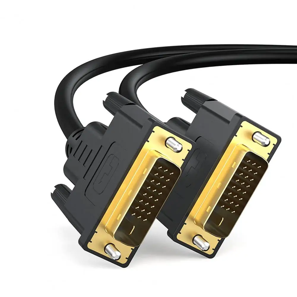 Lightweight  Convenient Video Transmission Adapter Cable Black Converter Cable Digital Signals   Computer Accessories