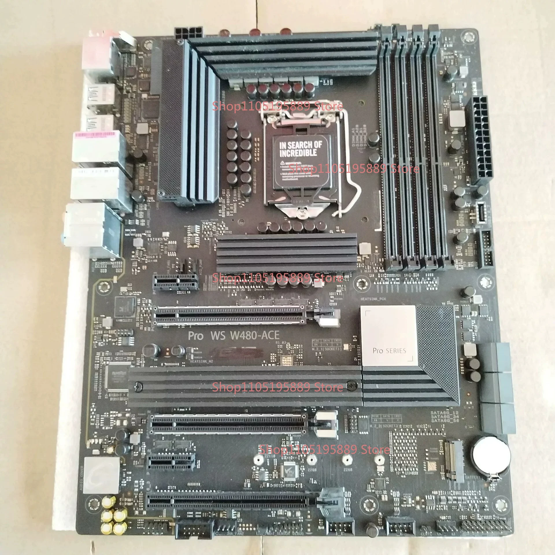 

For Asus Pro WS W480-ACE Workstation Main Board, Support 10/11