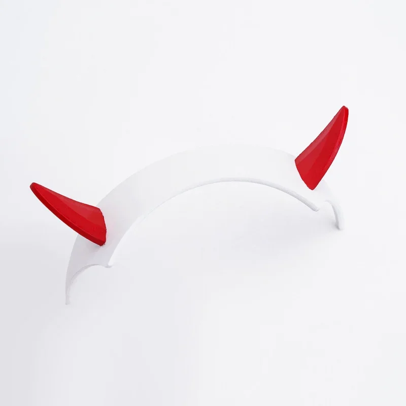 DARLING In The FRANXX Zero Two Prop Headwear PVC Horn Headband Hairband Halloween Cosplay Costume Devil Accessories Hairpins