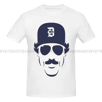 Magnum PI Stencil 80-tals TV-program Kostymfest Hawaii Retro T-shirt 100 % bomull O-ringad kortärmad Casual herr T-shirt storlek S-3XL 8 best sales Magnum pi shirt - №1