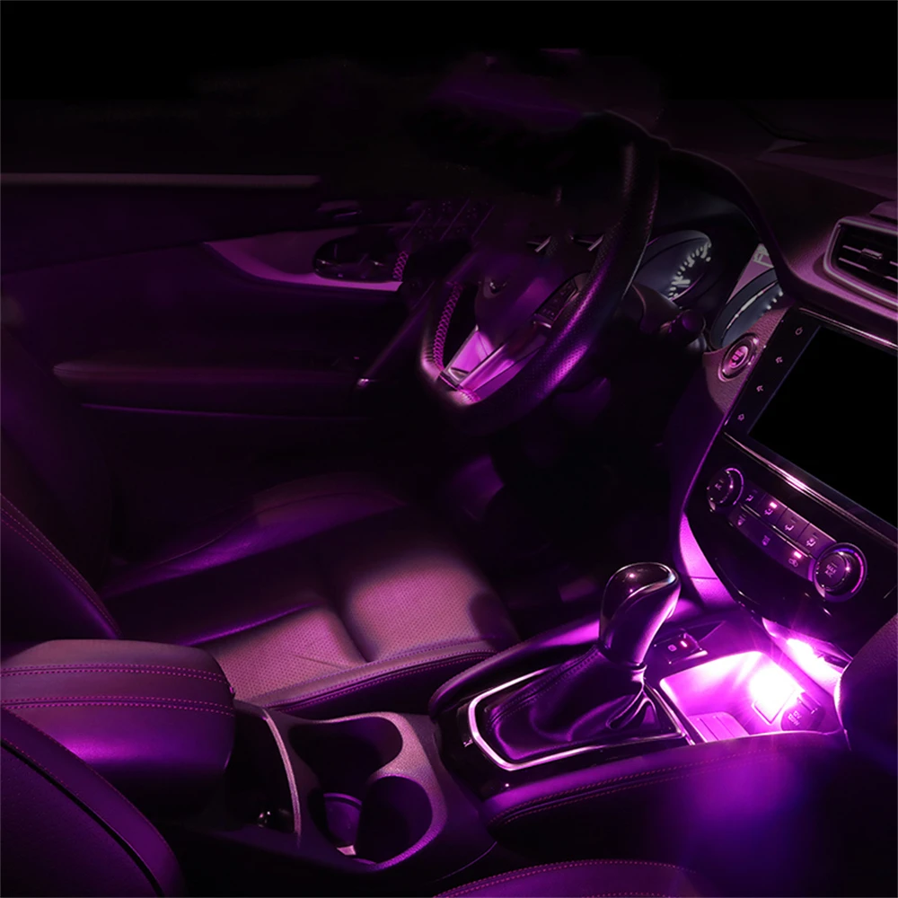 Usb Lamp Car Interior Lights Indoor Car Lighting Atmosphere Lamp Night Light Car Foot Ambient Car Atmosphere Light