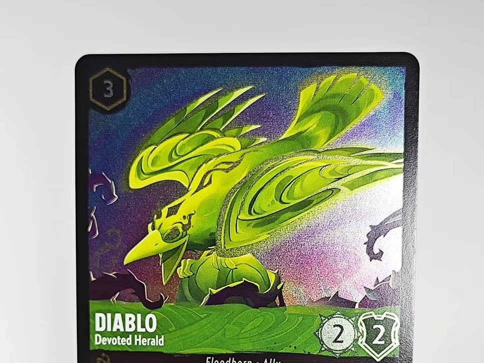 Lorcana Proxy Cold Foil English High Quality TCG Play Game Cards clarabelle duck diablo beast prince naveen let it go maleficent