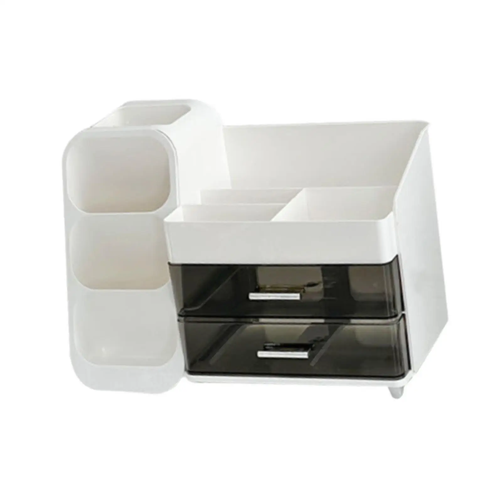 

Cosmetic Organizer Large Capacity Jewelry Storage Box Brushes Display Stand for Tabletop Skincare Vanity Lipstick Countertop