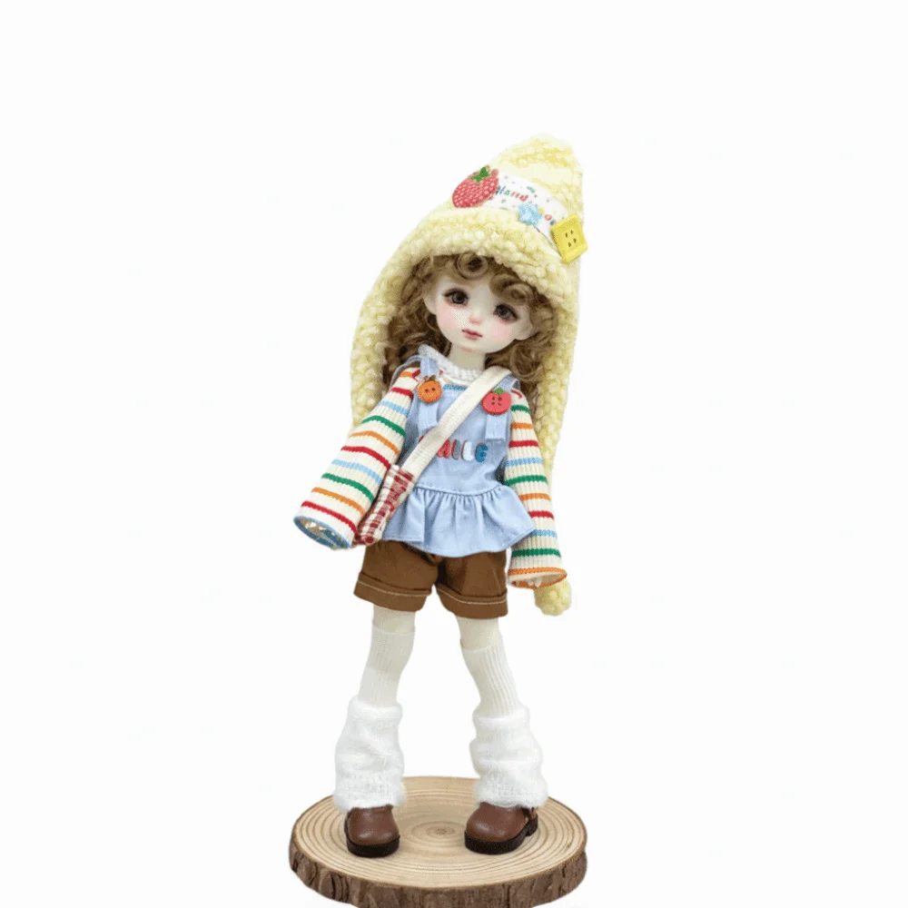 30cm Height BJD Doll Clothes High Heel Elegant Dress Princess Figurine Clothing 6 Pointed Ball Joint Doll Dress Gift for Girls - view 5