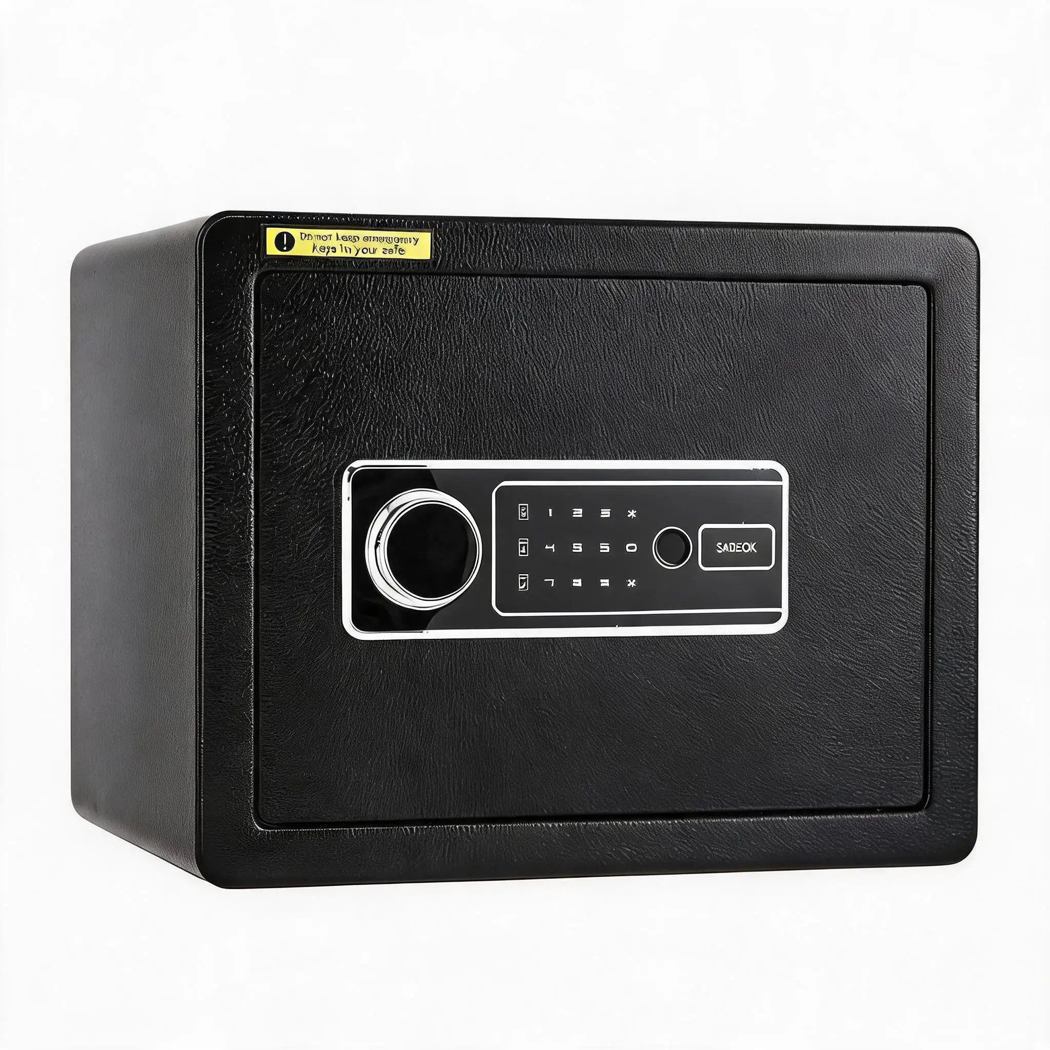 Compact Fireproof Waterproof Home Safe with Key Lock, Security Safe Box for Cash, Jewelry & Valuables, Small Locking Storage Safe for Home & Office