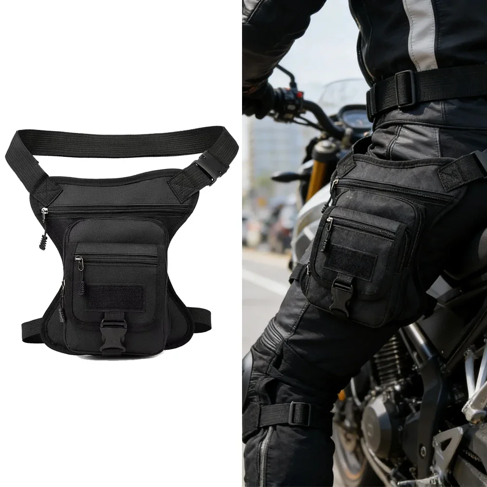 Motorcycle Leg Bag Thigh Belt Waist Bag Motorbike Tactical Travel Call Mobile Phone Purse Chest Bag Outdoor Casual Waist Bags