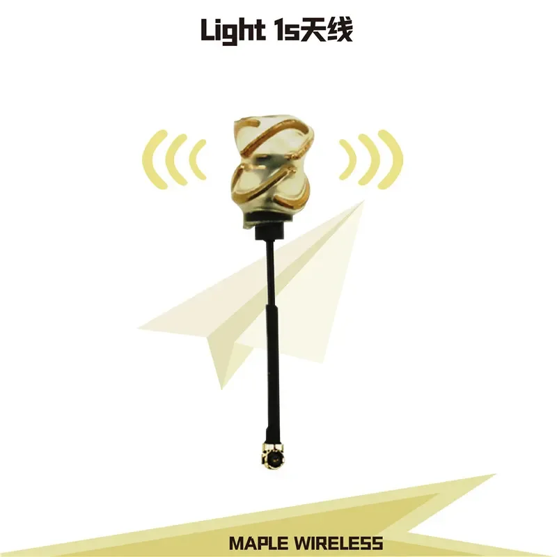 Maple Wireless Light 1S 5.8G Circular Polarization Lollipop Antenna 2dBi RHCP IPEX for Acrobee Mobula7 1S FPV Tinywhoop Drone