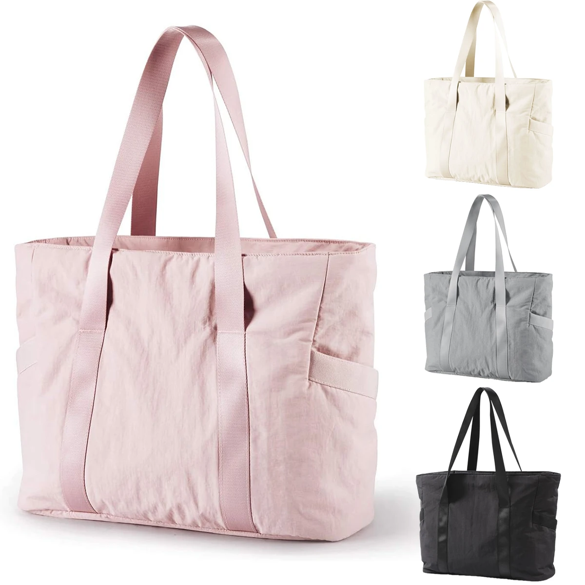 

Women's Gym Bag Yoga Tote Shoe Compartment Large Capacity Duffel Bag Travel Laptop Backpack Waterproof Shoulder Bag