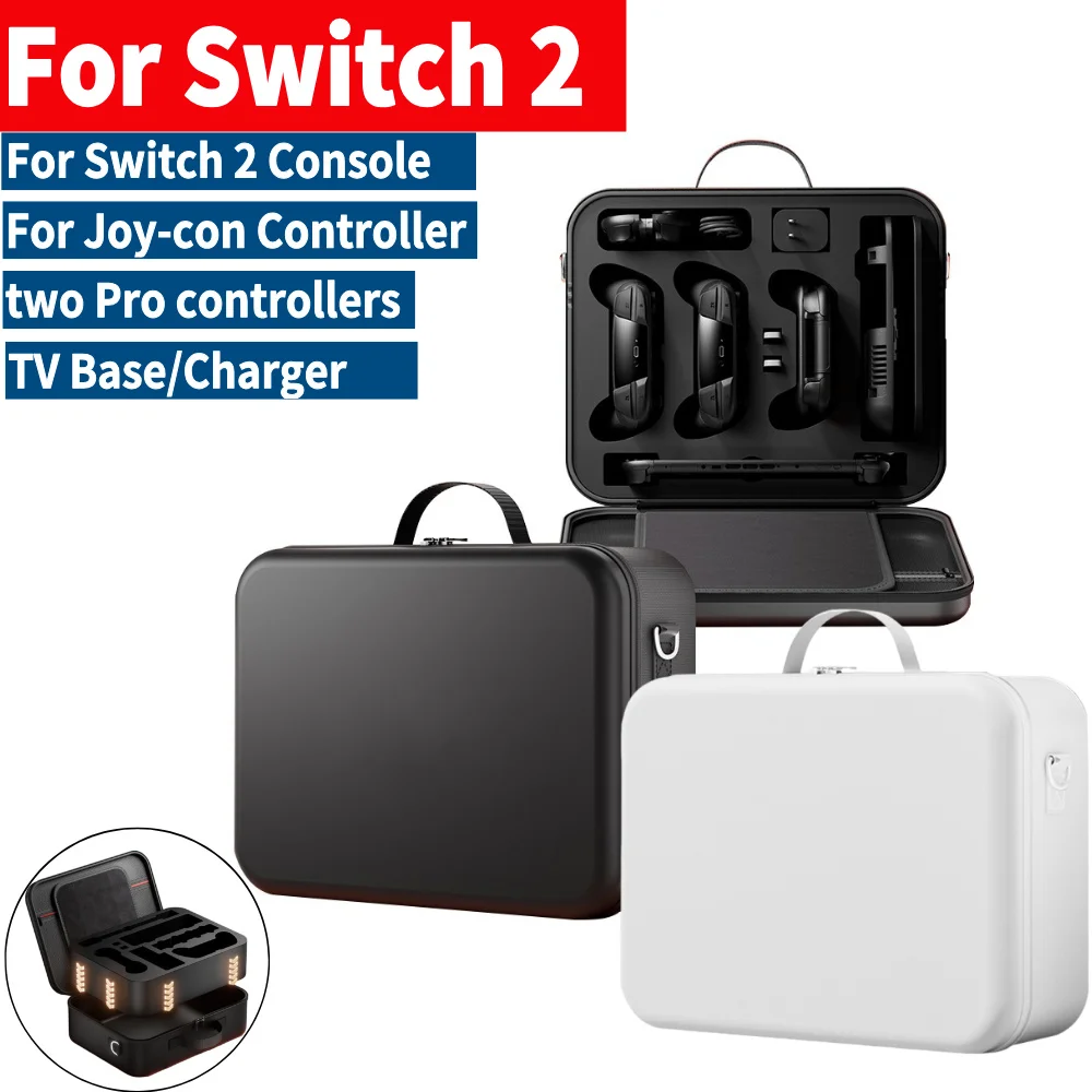 switch-2用キャリングケース-ポータブル収納ケース-joy-con-2つのプロコントローラー用保護ケース-tvベース充電器アクセサリー