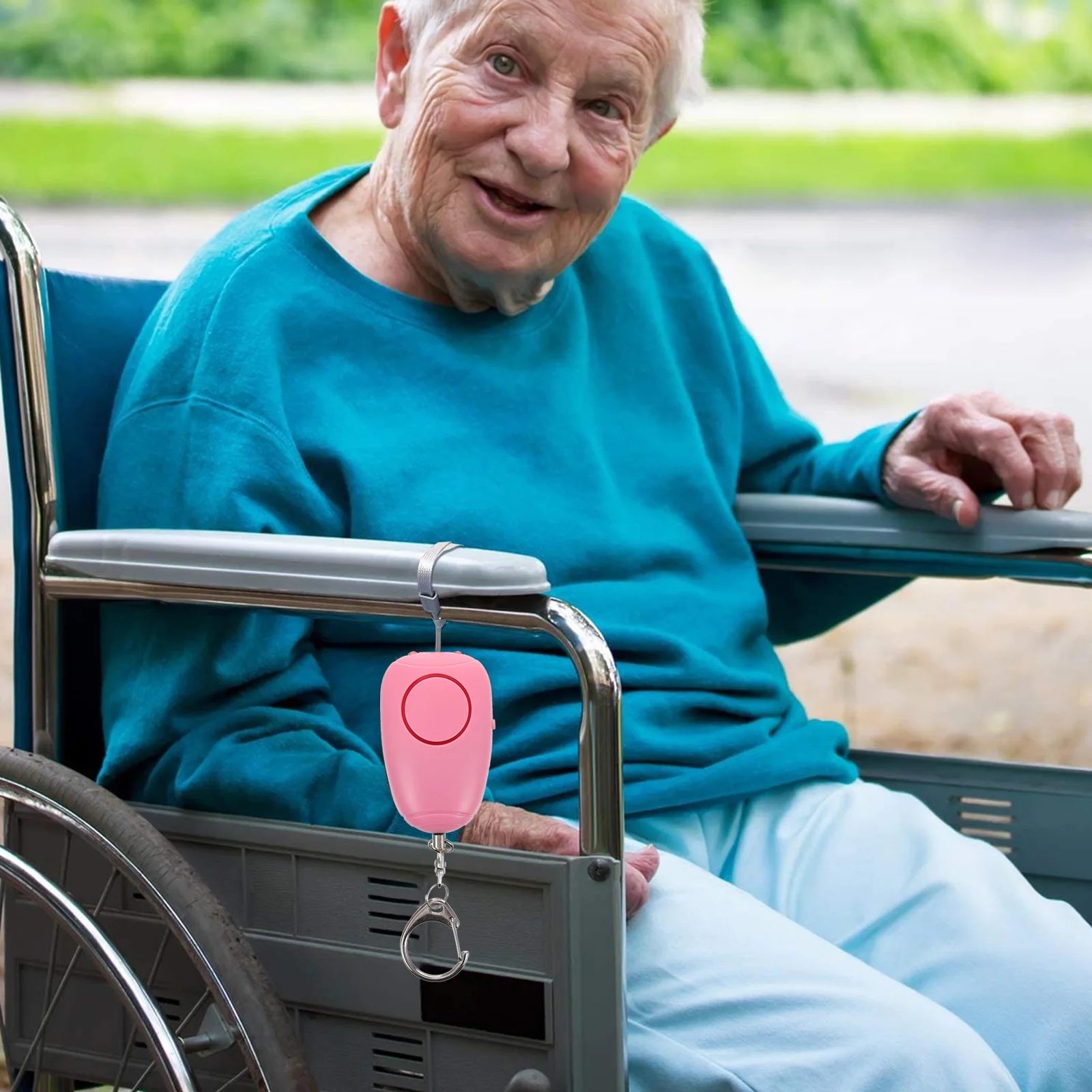 Personal Security Alarm with LED Light 130Db Siren for Women Emergency Safety Keychain Sound Alert Device