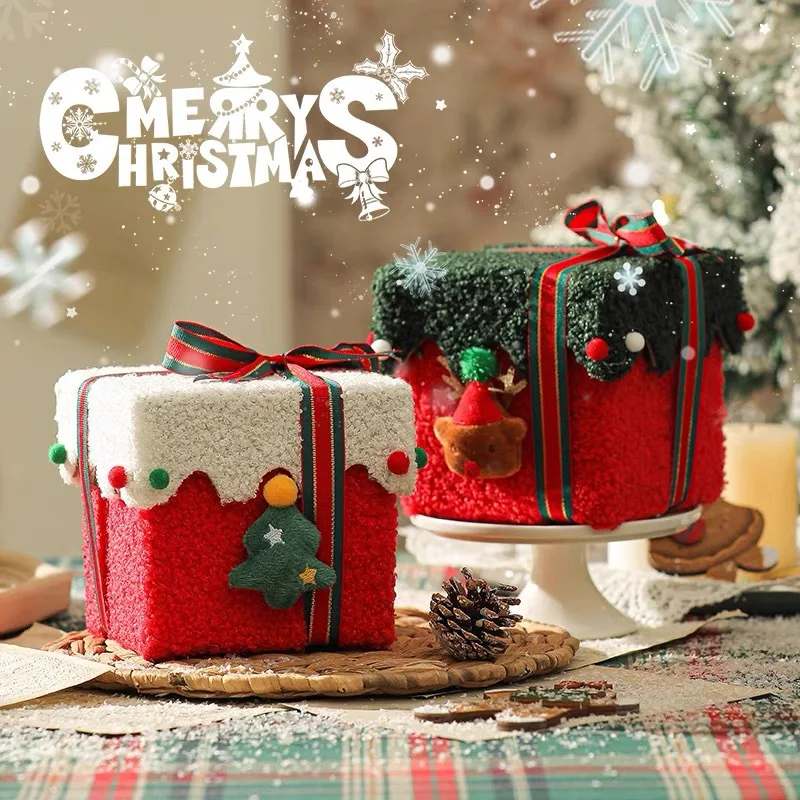 

Christmas Eve Candy Toy Gift Box Kids Velvet Business Festival Daytime Store Hotel Bar Window Decoration Christmas Souvenirs