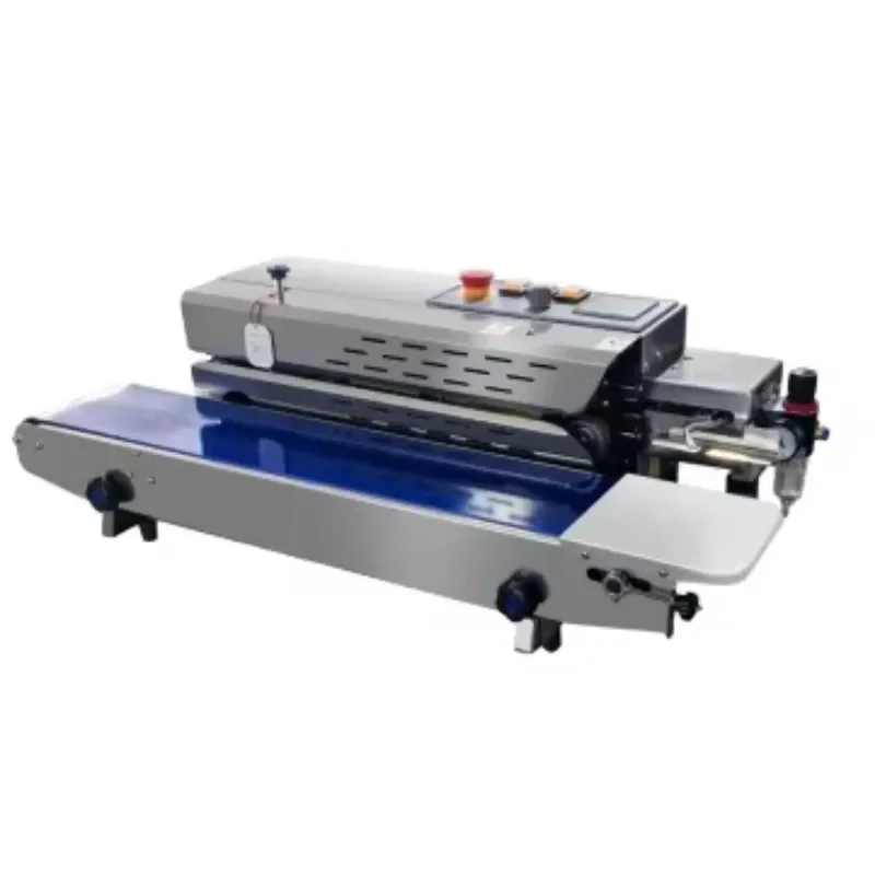 FR-770G-Q High Quality Table Plastic Bags Pouch Bound Heat Sealer Continuous Nitrogen Filling Sealing Machine