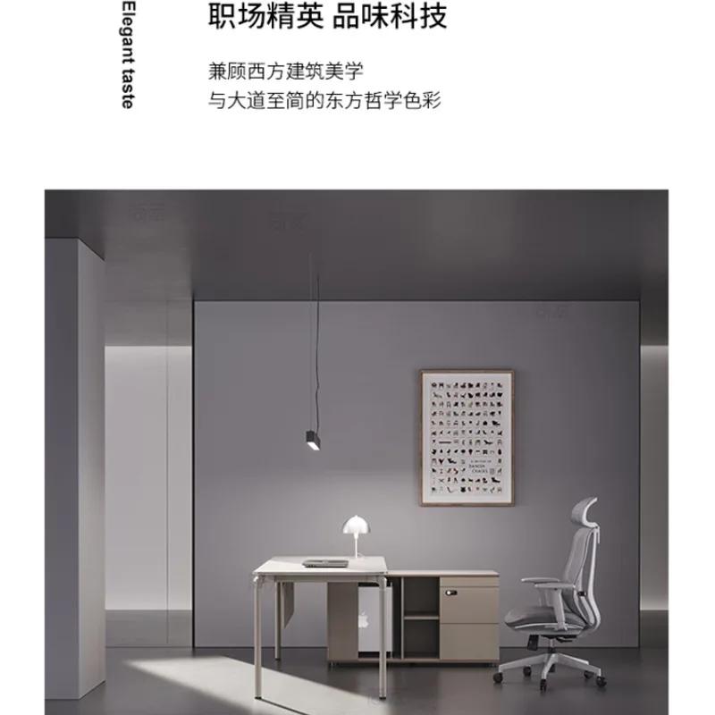 Boss desk simple modern single general manager supervisor office furniture