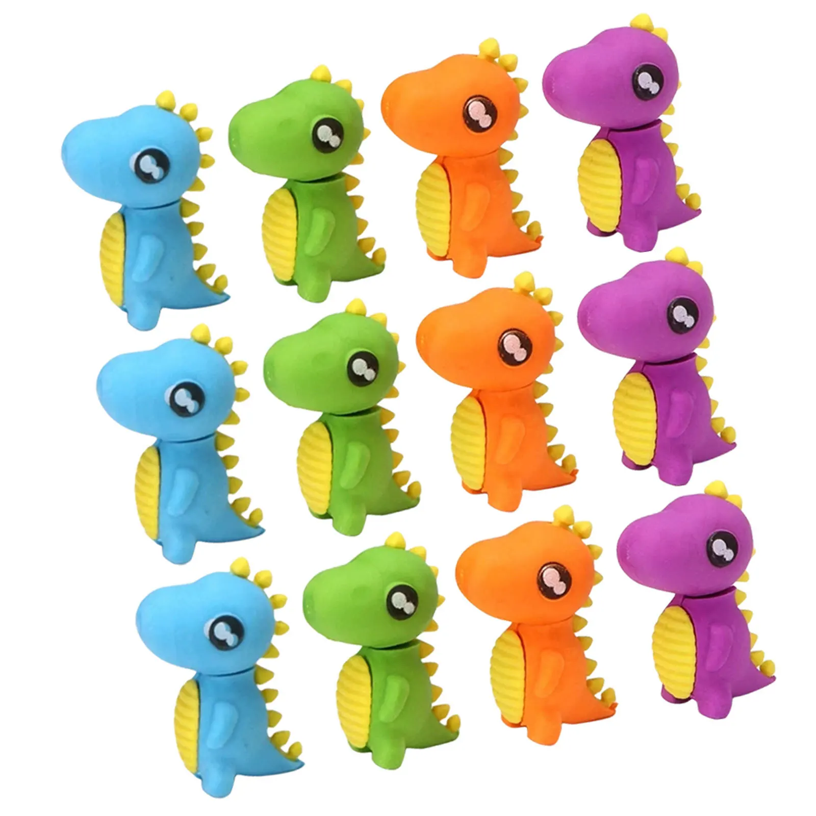 

48Pcs Cute Dinosaur Animal Erasers Soft Mini Erasers for School Kids Art Drawing Supplies Cartoon Eraser Kids Stationery