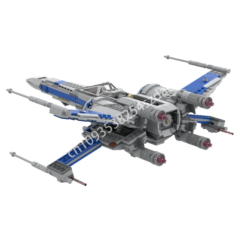 

778 шт. MOC сопротивление T-70 Starfighter Mod Star Battle строительные блоки детские STEM развивающие DIY Рождественская игрушка в подарок