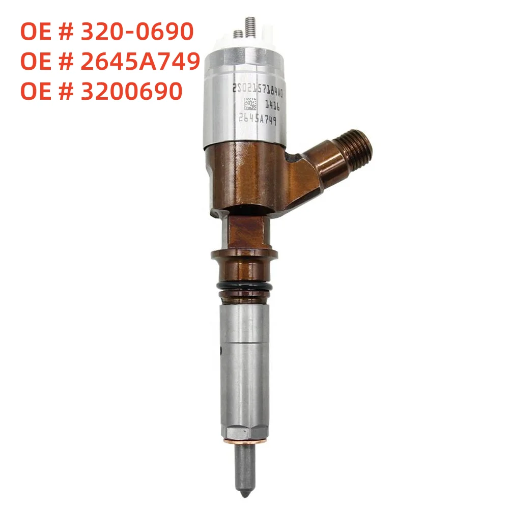 

High quality New 320-0690 2645A749 3200690 fuel injector for Caterpillar 323D excavator engine C6.6