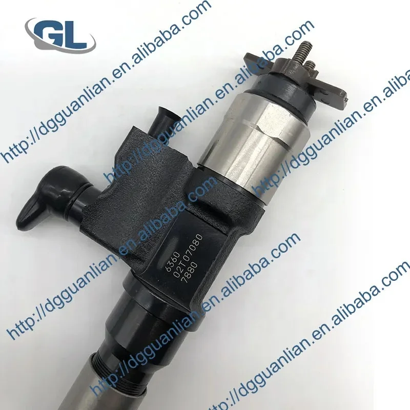 8-97609788-6 Densos Diesel Common Rail Fuel Injector 095000-6363 For ISUZU 4HK1 6HK1