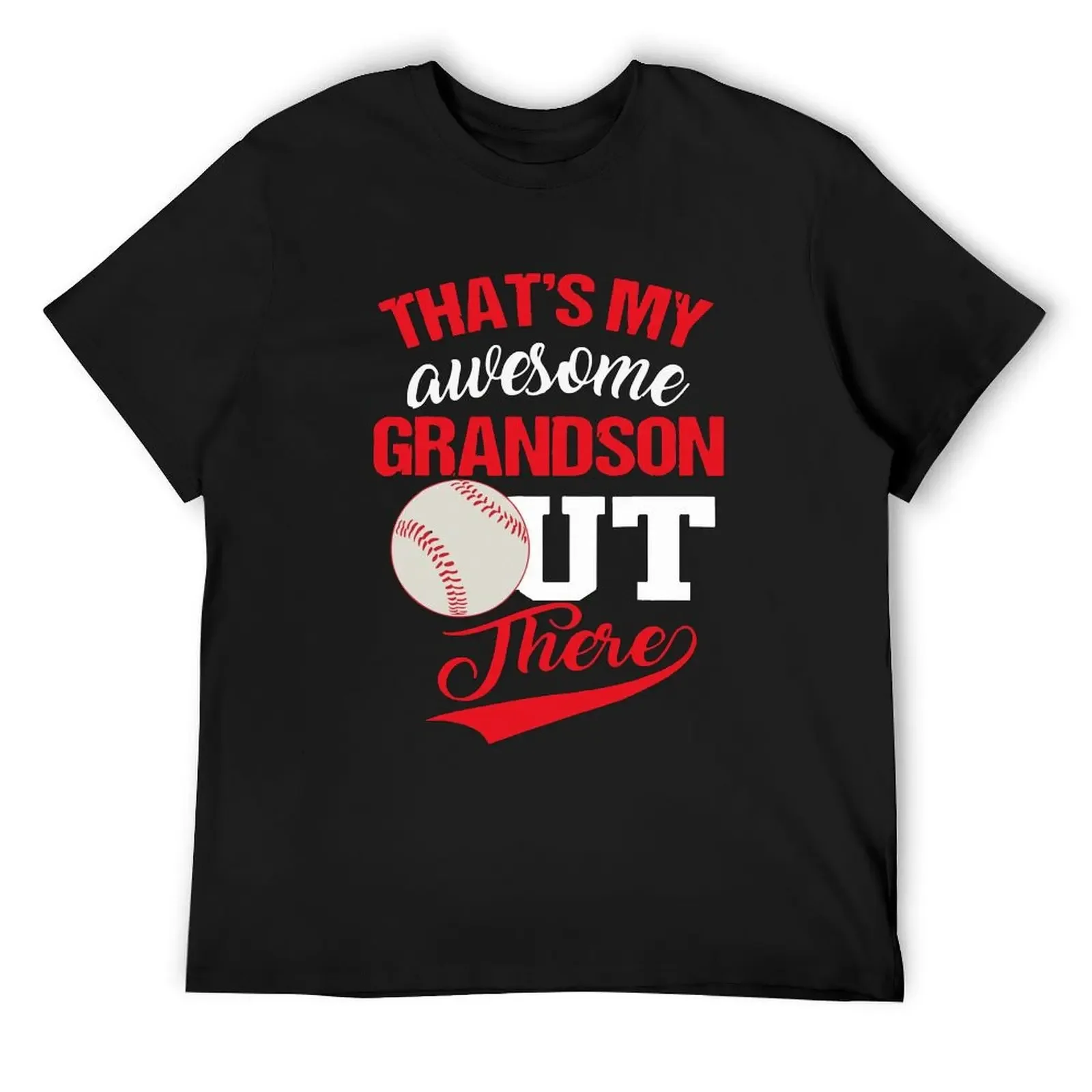 

That's My Grandson Out There Gift Women Baseball Grandma Funny T-Shirt tees heavyweights summer tops mens graphic t-shirts anime