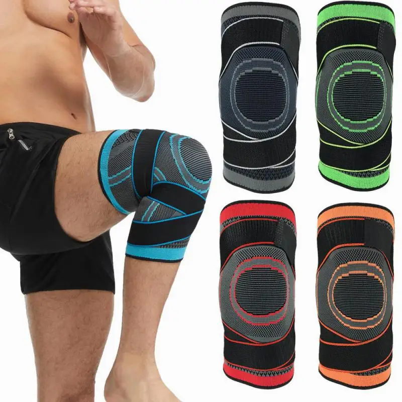 New Men Women 1/2 PCS Knee Pads Braces Sports Support Kneepad for Arthritis Joints Protector Gear Fitness Compression Sleeve