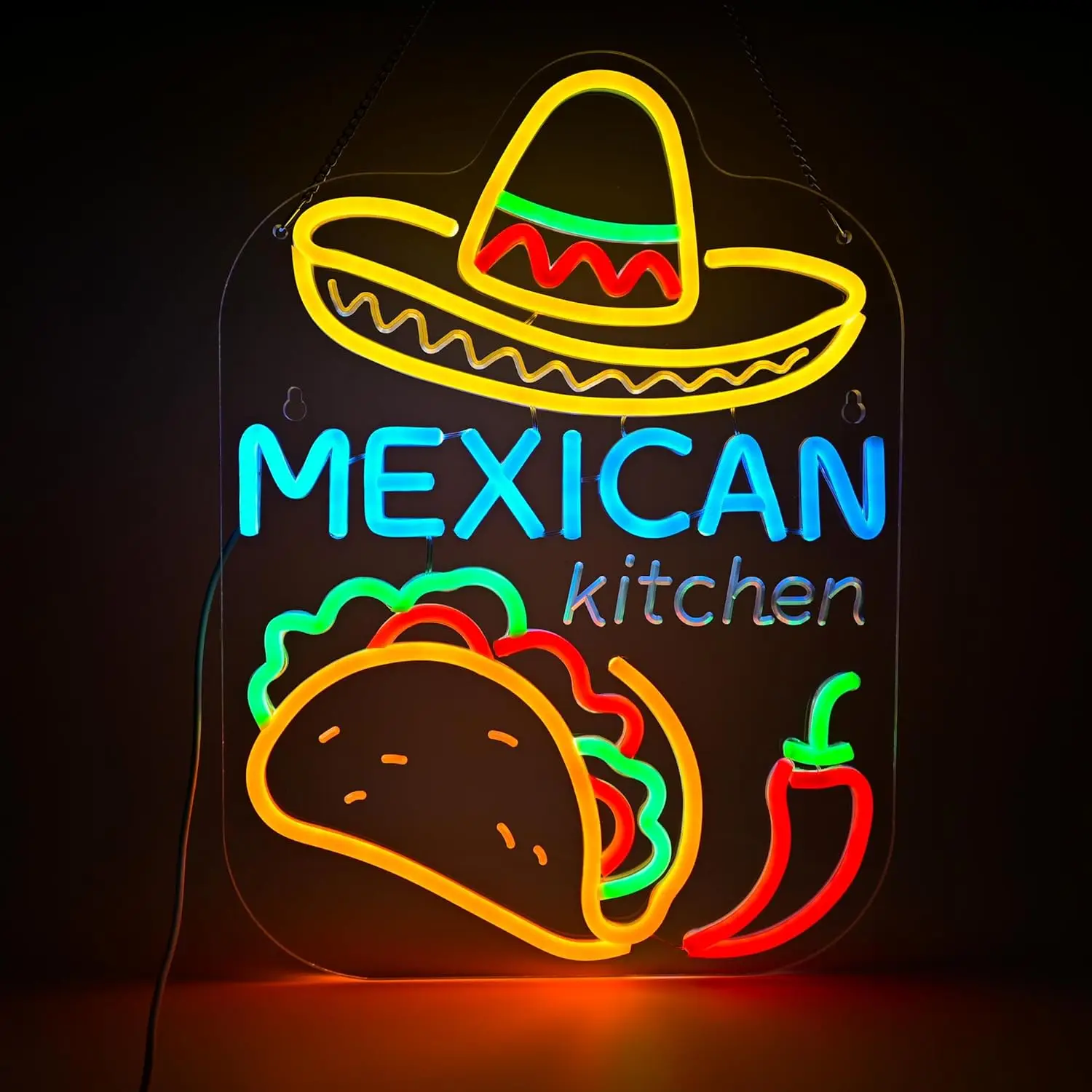 メキシコタコスバーネオンサイン-メキシコ料理キッチン-タコスパーティー-レストランバー-ゲームルーム装飾-カスタムギフト-ledライト