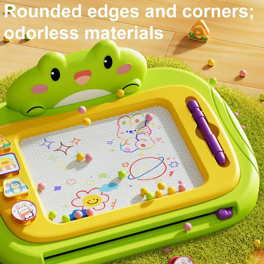 Children Cartoon Drawing Board Baby Puzzle Magnetic Writing Board Toy Graffiti Magnetic Drawing Board Montessori Toy for Kids