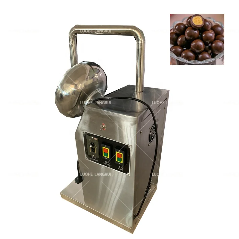 Small Automation Chocolates Sugar Candy Machine/chocolate Coated Peanut Maker/candy Coating Equipment
