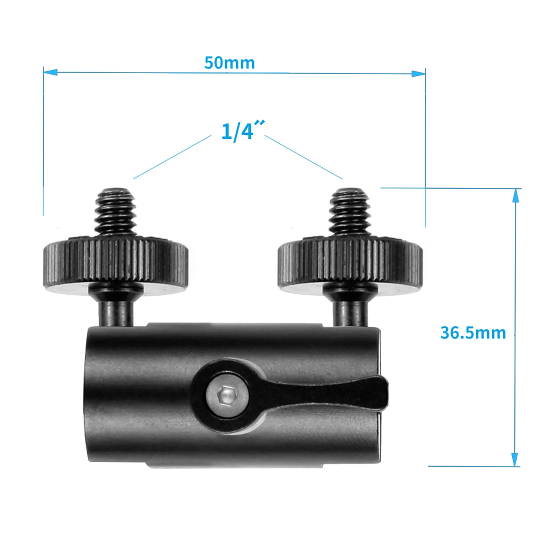 Tauchkamera-Trägergriff-Erweiterungshalterung aus Aluminiumlegierung für Dual-Handhalterung DSLR für GoPro Action Unterwasser – Detail 22