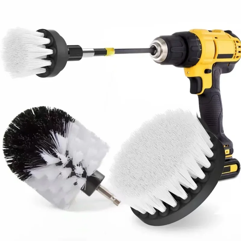 Escova de Limpeza Suave com Acessório Power Scrubber Ferramentas para Limpeza do Tapete Couro e Estofados Acessórios
