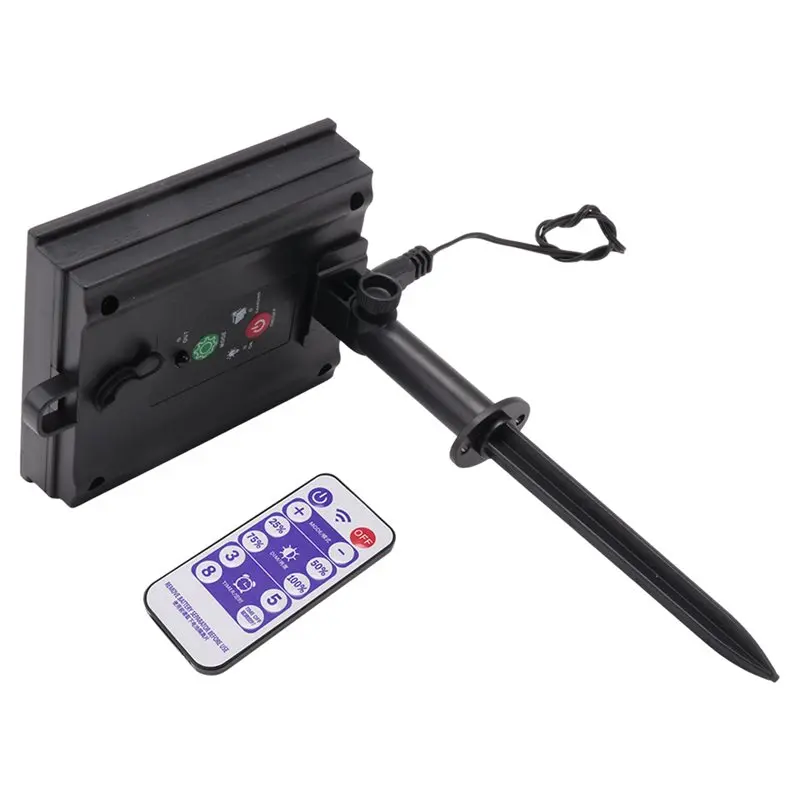 

2025 Trend Solar Battery Box For LED String Lights Outdoor String Lights Control Panel Lithium Panel Light W/Remote Control (24V