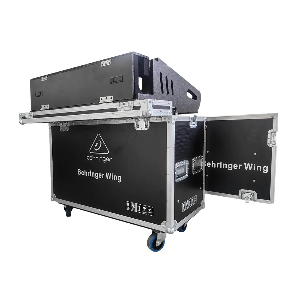 Customized WING Hydraulic Version Flight Case With Wheels Pa System Audio Sound Equipment Portable Flight Case Outdoor