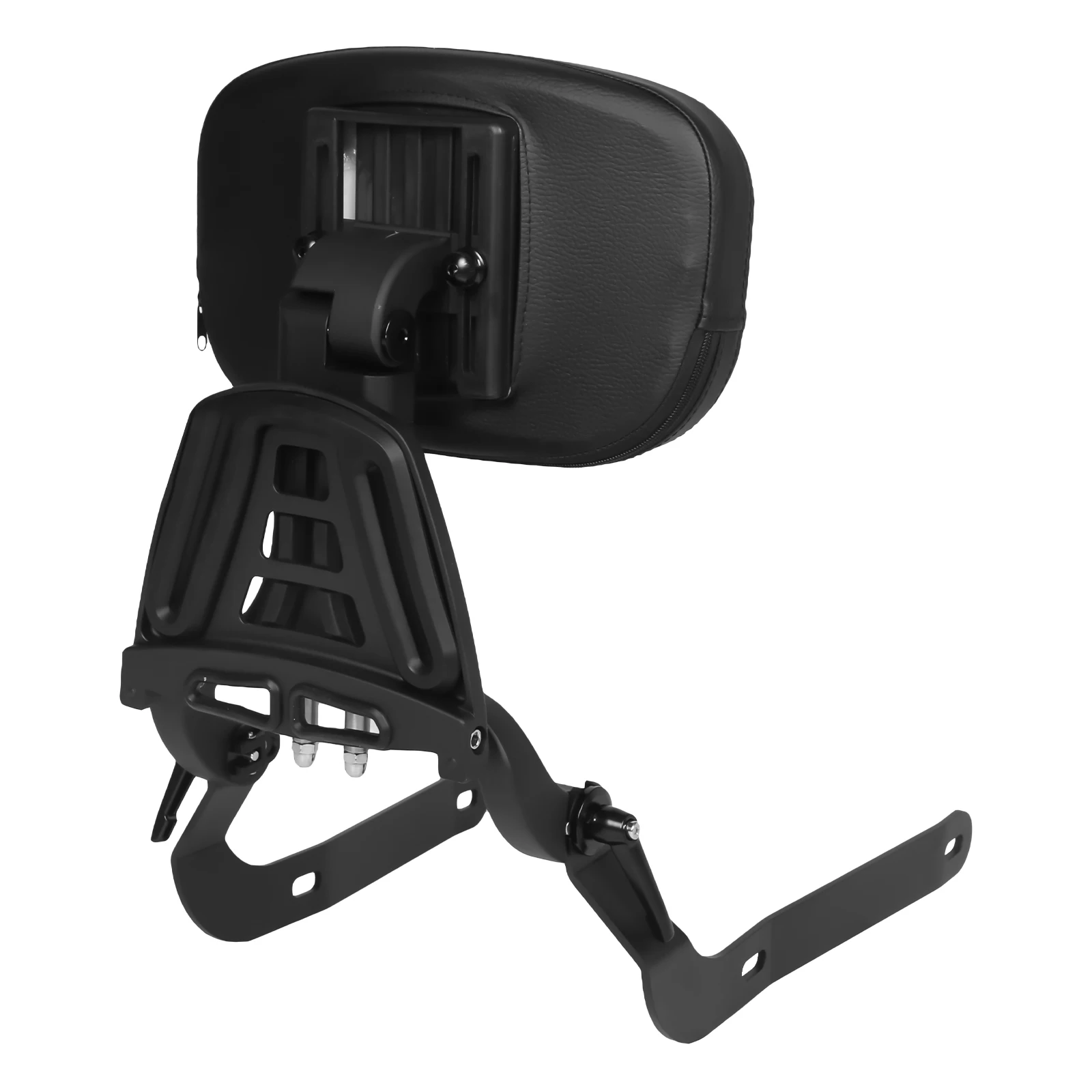 

Motorcycle Back Cushion Pad Adjustable Passenger Backrest Pad Rotatable Multi-Purpose for Harley Street750/500 XG750/500 14-22