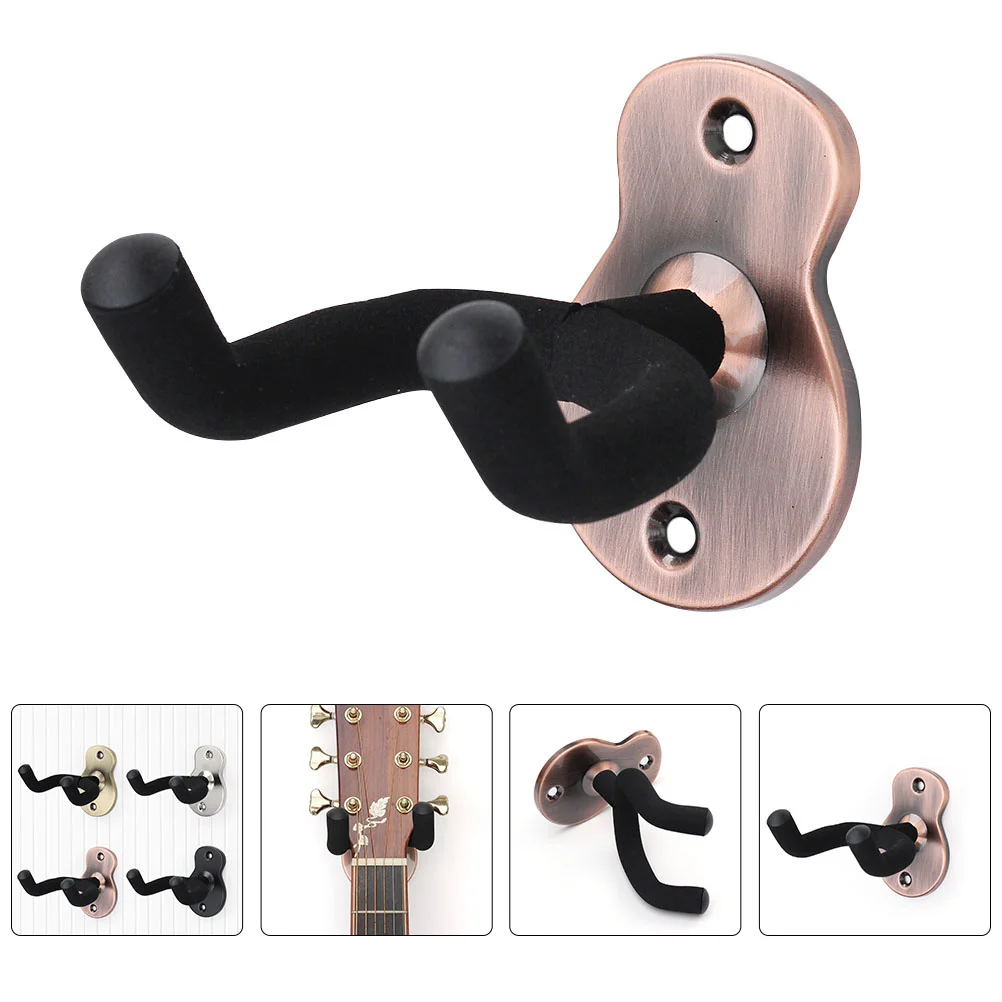 

Electronic Electric Guitar Stand Hook Bass Display Shelves Home Wall Storage Rack Ukulele Hanger Black Eva Mount