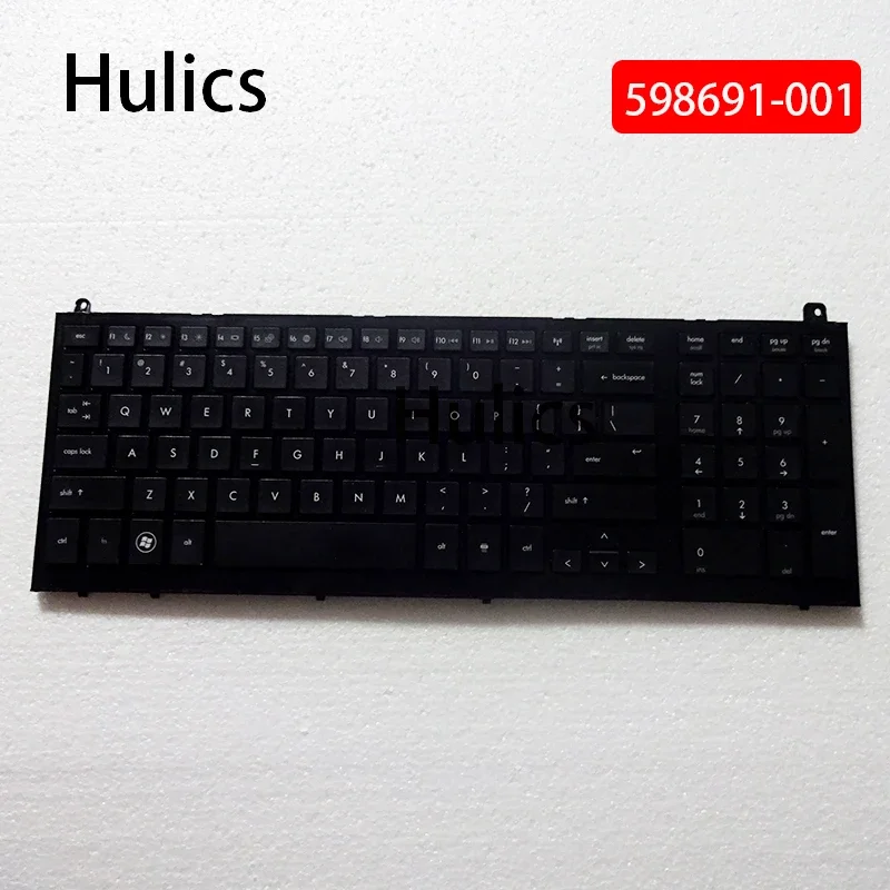 

Hulics Used US English Keyboard For HP Probook 4520S 4525S Laptop Layout Frame 598691-001