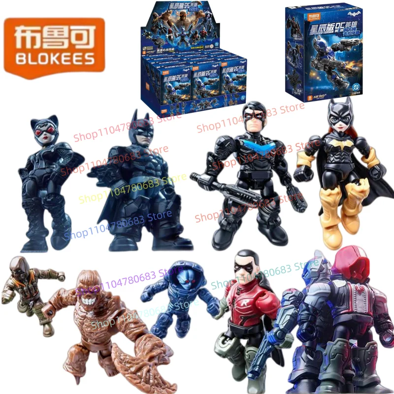 BLOKEES Building Blocks DC Heroes Star Version 3rd Bullet Batman Batmobile Arkham Knight Assembled Model Toy, Action Figure Gift