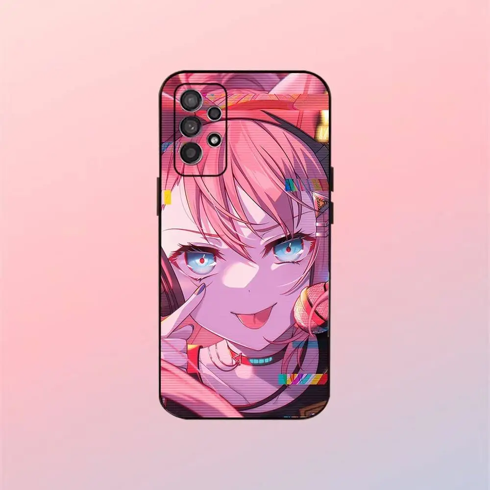 حافظة هاتف Game BanG Dream CHU2 لهاتف سامسونج جالاكسي A13، A21s، A22، A31، A32، A52، A53، A71، A80، غلاف أسود ناعم