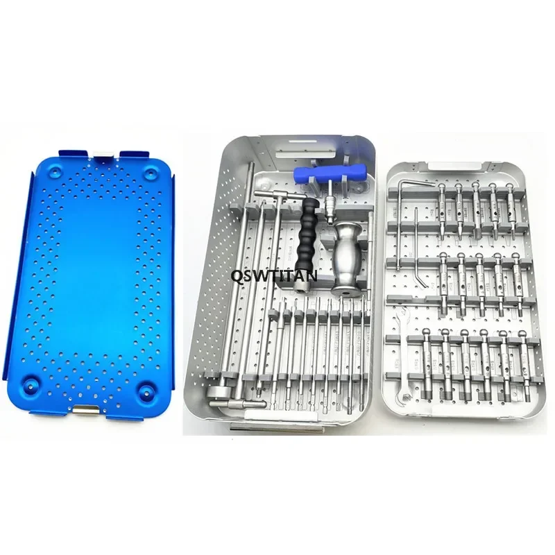 Broken Screw Removal Surgical Instrument Kit Orthopedic Instrument Intramedullary Nail Screw Extractor set pet