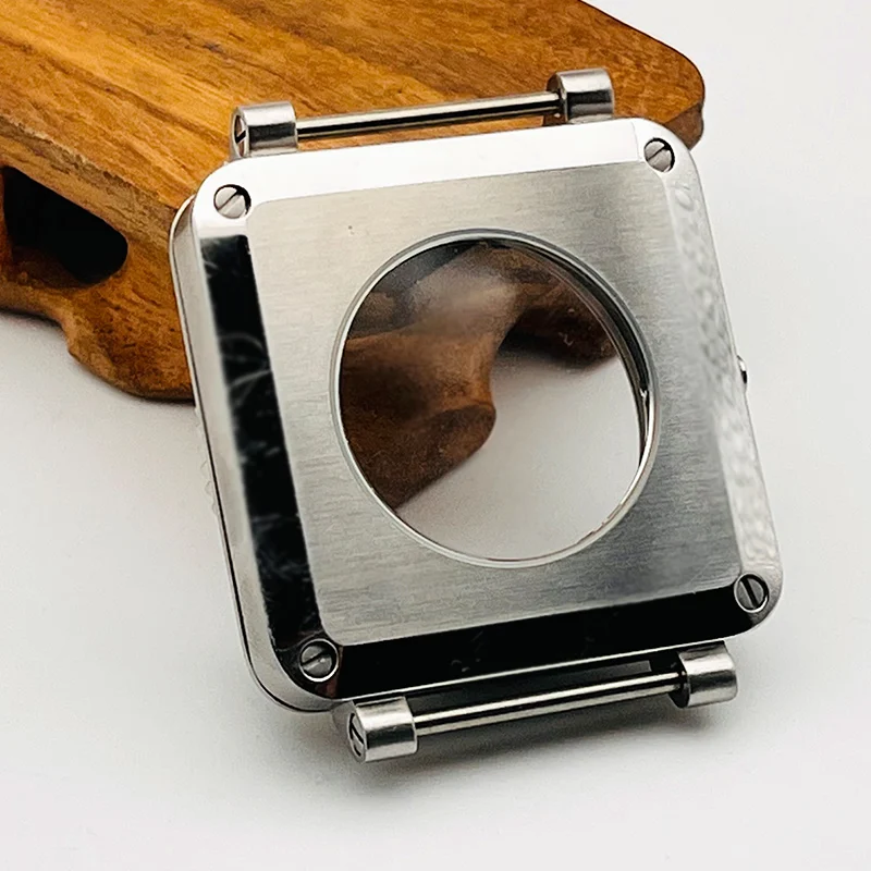 Квадратная кабина для часов SKX007 чехол NH35, подходит для часов NH35 NH36 с сапфировым стеклом SKX007, чехлы для часов для дайвинга