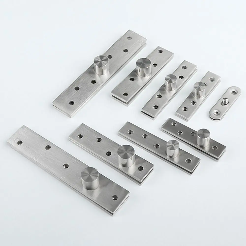 Stainless Steel Door Pivot Hinge 75mm-150mm 360 Degree Rotation Location Shaft Up and Down Heavy Duty