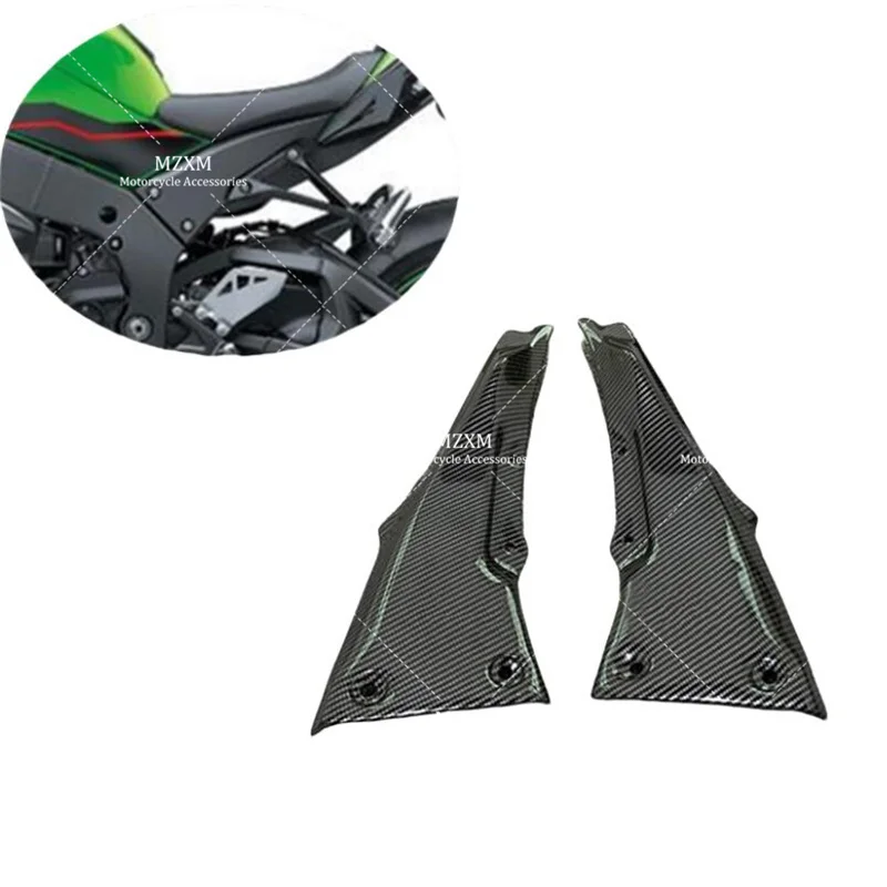 

Motorcycle Fairing Frame Side Cover Panel Protection Carbon Fiber Paint Fit For KAWASAKI ZX-10R 2011-2012-2013-2014-2015-2016